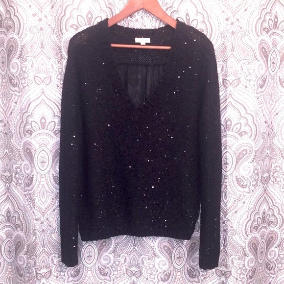 Urban Outfitters Silence + Noise Sequined Knit Top - Picture 2 of 12